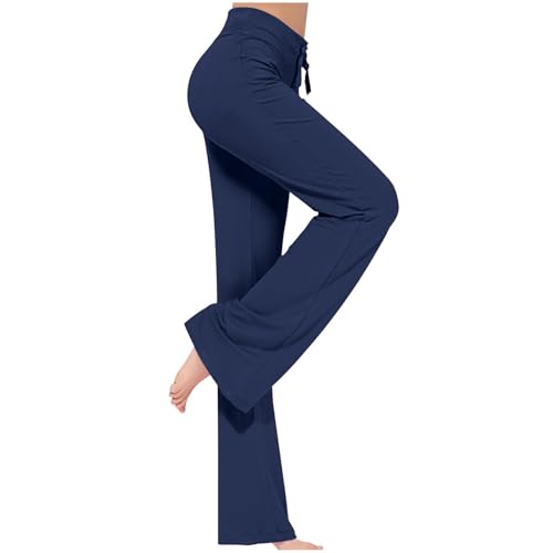 SPSMOKH Yoga-Leggings für Damen, ausgestellte Yogahose, hohe Taille, Workout, Bootcut-Hose, Kordelzug, Seitenstreifen, Workout, Fitnessstudio, Sport, Laufmodell, Baumwolle, Übergröße, Fitness SPSMOKH Yoga-Leggings für Damen, ausgestellte Yogahose, hohe Taille, Workout, Bootcut-Hose, Kordelzug, Seitenstreifen, Workout, Fitnessstudio, Sport, Laufmodell, Baumwolle, Übergröße, Fitness von SPSMOKH