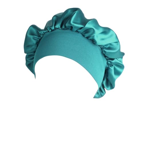 Schlafmütze für Damen, Satin, Seide, verstellbar, Stretch-Satin, Haarschutzkappe, weicher Haarschutz und Wärme, Hut für Nachtschlafen, atmungsaktive Seidenhaube (TYPE - 1, Einheitsgröße) von SPSMOKH