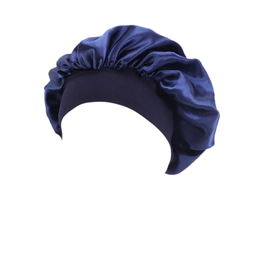Schlafmütze für Damen, Satin, Seide, verstellbar, Stretch-Satin, Haarschutzkappe, weicher Haarschutz und Wärme, Hut für Nachtschlafen, atmungsaktive Seidenhaube (TYPE - 2, Einheitsgröße) von SPSMOKH