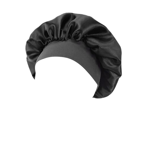 Schlafmütze für Damen, Satin, Seide, verstellbar, Stretch-Satin, Haarschutzkappe, weicher Haarschutz und Wärme, Hut für Nachtschlafen, atmungsaktive Seidenhaube (TYPE - 3, Einheitsgröße) von SPSMOKH