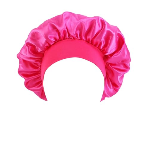 Schlafmütze für Damen, Satin, Seide, verstellbar, Stretch-Satin, Haarschutzkappe, weicher Haarschutz und Wärme, Hut für Nachtschlafen, atmungsaktive Seidenhaube (TYPE - 5, Einheitsgröße) von SPSMOKH