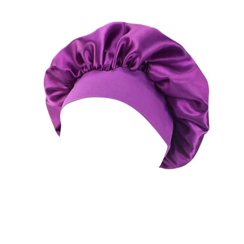 Schlafmütze für Damen, Satin, Seide, verstellbar, Stretch-Satin, Haarschutzkappe, weicher Haarschutz und Wärme, Hut für Nachtschlafen, atmungsaktive Seidenhaube (TYPE - 8, Einheitsgröße) von SPSMOKH