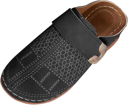 Wdge Clogs für Damen, Pantoletten, Slipper, geschlossener Zehenbereich, bequem, für den Sommer, Wandersandalen, atmungsaktiv, orthopädische Schuhe mit Fußgewölbeunterstützung, Größe 50, Schwarz, Größe Wdge Clogs für Damen, Pantoletten, Slipper, geschlossener Zehenbereich, bequem, für den Sommer, Wandersandalen, atmungsaktiv, orthopädische Schuhe mit Fußgewölbeunterstützung, Größe 50, Schwarz, Größe von SPSMOKH
