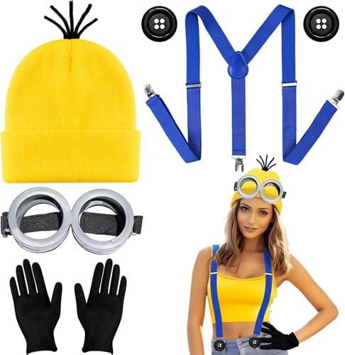 Halloween Kostüm Cosplay Kostüm Halloween Mütze Cosplay Brille Handschuhe Knöpfe Hosenträger Halloween Party Karneval Kostüm für Damen Herren Kinder Halloween Kostüm Cosplay Kostüm Halloween Mütze Cosplay Brille Handschuhe Knöpfe Hosenträger Halloween Party Karneval Kostüm für Damen Herren Kinder von SPVN