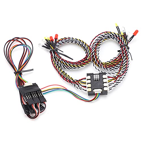 16 LED-Lichtgruppen für RC-Autos, Zubehör für das Auto, leichtes RC-System, kompatibel mit dem Auto, Modell CH1, CH2, CH3 von RC 16 LED-Lichtgruppen für RC-Autos, Zubehör für das Auto, leichtes RC-System, kompatibel mit dem Auto, Modell CH1, CH2, CH3 von RC von SPYMINNPOO