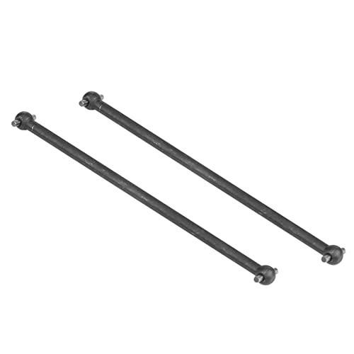 2 Stück RC Antriebswelle 101mm Aluminium Hundeknochen Antriebswellen RC Zubehör für FS 53633 51805 51806 1/10 Skala RC Auto (583104BL Schwarz) von SPYMINNPOO