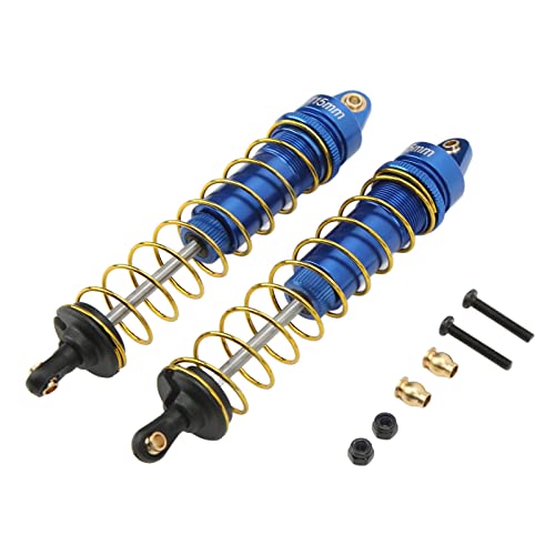 RC Auto RC Auto Federdämpfer 1/10 RC Dämpfer Set mit Federn, 115 Mm RC Federdämpfer Anti-Vibration CNC Bearbeitung Verstellbarer Federdämpfer für Axiale SCX10 für 1/10 RC Crawler (Dunkelblau) von SPYMINNPOO
