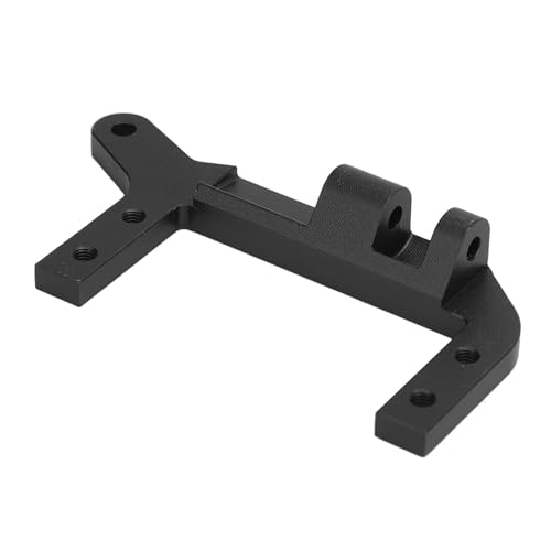 SPYMINNPOO 1/10 RC-Achsen-Servohalterung, Vier-Link-RC-Servo-Festhalterung aus Aluminiumlegierung für RC-Crawler mit Einfacher Installation (Black) von SPYMINNPOO