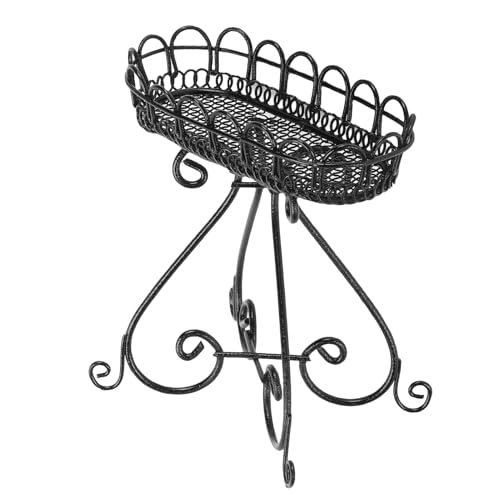 SPYMINNPOO 1:12 Dollhouse Flower Stand, Realistischer Miniaturpflanzenhalter Eisenmöbelzubehör für das Wohnzimmer SPYMINNPOO 1:12 Dollhouse Flower Stand, Realistischer Miniaturpflanzenhalter Eisenmöbelzubehör für das Wohnzimmer von SPYMINNPOO