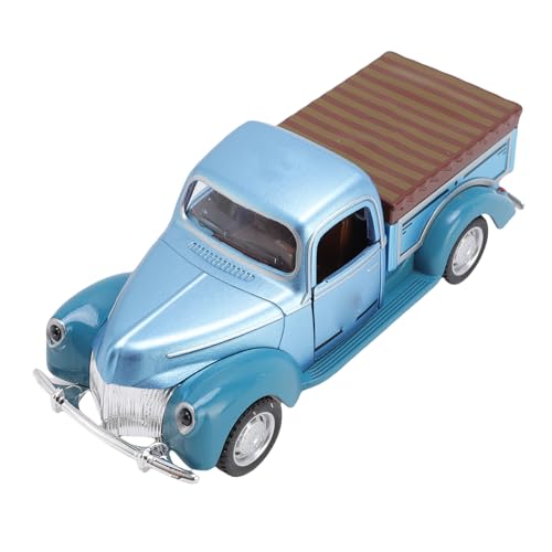 SPYMINNPOO 1:32 LKW -Modell, Vintage Classic Scale Leges Pickup -LKW -Spielzeug mit Abnehmbar für Sammler und (Blue) von SPYMINNPOO