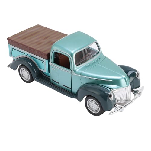 SPYMINNPOO 1:32 Vintage Pickup -LKW -Modell Skala, Klassisches Altes Retro -Spielzeugauto für Wohnkultur Kinder & Erwachsene Sammler (Green) von SPYMINNPOO