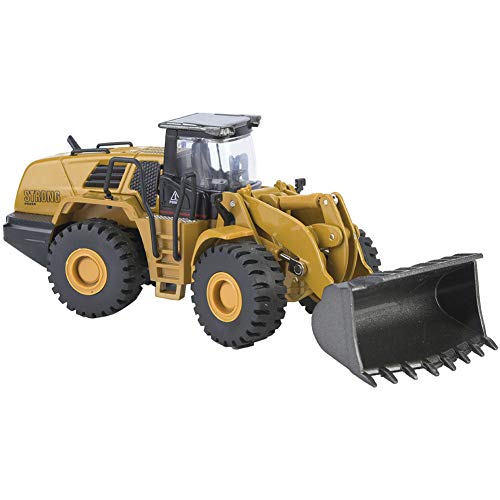 SPYMINNPOO 1:50 Leichtmetall -Radladermodell, High Simulation Engineering Construction Vehicle Toy für Kids 8+, Sterbe Metallpädagogikspielzeug von SPYMINNPOO