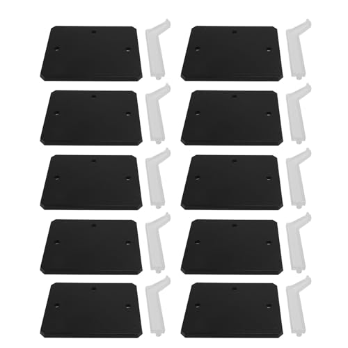 SPYMINNPOO 10-teiliger Actionfiguren-Ständer, Puppenmodell-Stützständer für 1/144 Spielzeug, Hervorragende Stabilität, Langlebiges Material (Black) von SPYMINNPOO