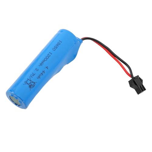 SPYMINNPOO 1200 MAh 3,7 V Lipo -Batterie für RC -Crawler, Hohe Sicherheit SM Black Stecker Batterie mit Überladungsschutz, Langfristige Dauerhafte Leistung für Off -Straße RC -Autos von SPYMINNPOO