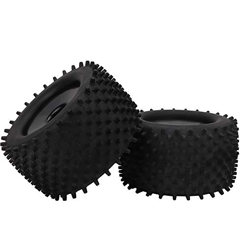 SPYMINNPOO 155 -mm -Gummireifen mit 82 -mm -Hub -Rad -Set, Hochleistungs -Upgrade -Teile für 1/8 -Skala -LKW- und RC -Rennwagen von SPYMINNPOO