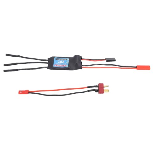 SPYMINNPOO 18A Bürstenloser ESC, Starke Kompatibilität für K989, 2-4S Li-Batterie mit 2.0 Bananen-Frauenanschluss JST, um T-Stecker SPYMINNPOO 18A Bürstenloser ESC, Starke Kompatibilität für K989, 2-4S Li-Batterie mit 2.0 Bananen-Frauenanschluss JST, um T-Stecker von SPYMINNPOO