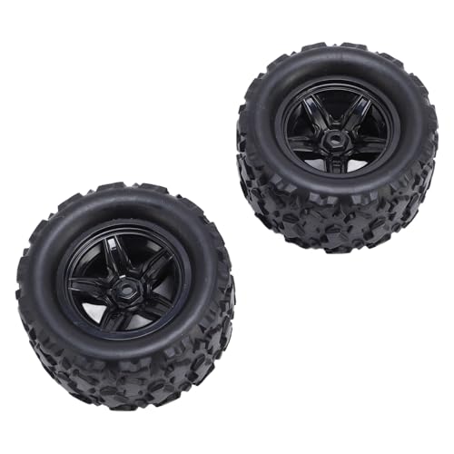 SPYMINNPOO 2 Stück Gummi-RC-Autoreifen, 1:18 Gebürstete RC-Autoradreifen mit Tiefem Profil für Verbesserten Grip, Schwieriges Gelände, für HS 18301 18302 SPYMINNPOO 2 Stück Gummi-RC-Autoreifen, 1:18 Gebürstete RC-Autoradreifen mit Tiefem Profil für Verbesserten Grip, Schwieriges Gelände, für HS 18301 18302 von SPYMINNPOO