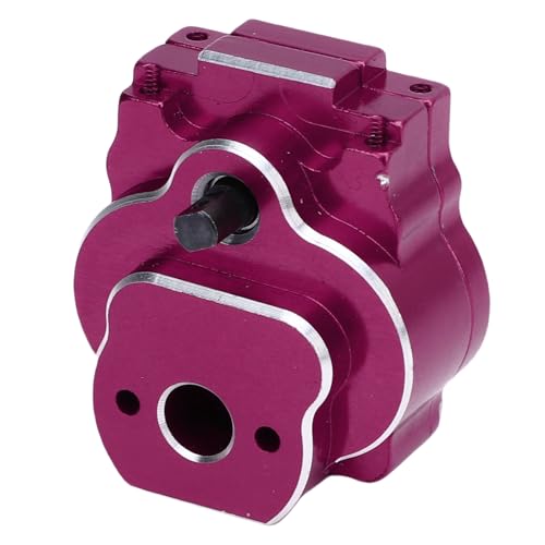 SPYMINNPOO 24 1 Aluminium -Legierungsgetriebe, CNC Machined Upgrade -Teil für Ascent 18 1/18 RC Crawler (Purple) von SPYMINNPOO