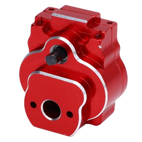 SPYMINNPOO 24 1 Aluminium -Legierungsgetriebe, CNC Machined Upgrade -Teil für Ascent 18 1/18 RC Crawler (Rot) von SPYMINNPOO