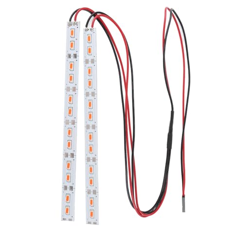 SPYMINNPOO 24 LEDs RC ​​Chassis Light Bar, Aluminiumlegierung RC Chassis Light, High Hellness Decorative Light Bar für 1/10 1/8 RC Im Offroad -Auto (Rot) von SPYMINNPOO