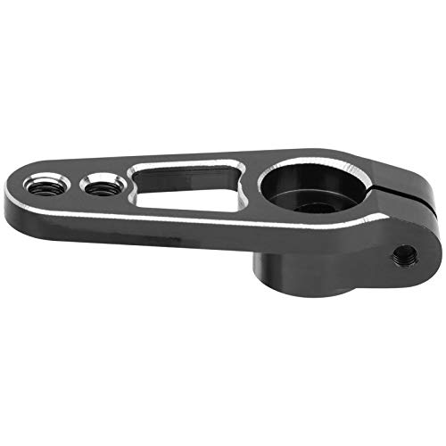 SPYMINNPOO 25T -Servoarm für 1/8 1/10 RC -Auto, CNC Bearbeitete Aluminiumlegierung, Geeignet (Black) von SPYMINNPOO
