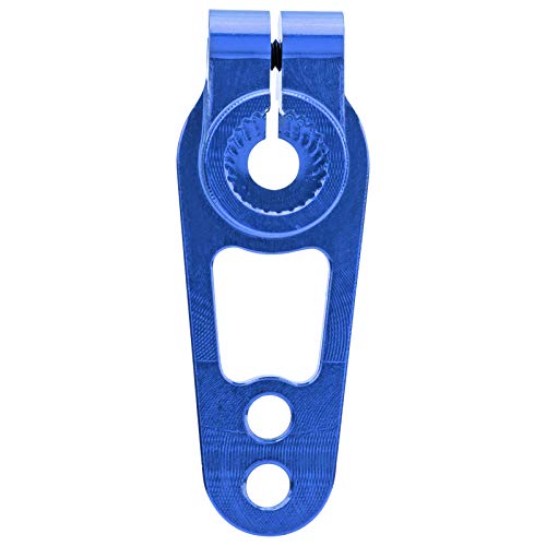 SPYMINNPOO 25T -Servoarm für 1/8 1/10 RC -Auto, CNC Bearbeitete Aluminiumlegierung, Geeignet (Blue) von SPYMINNPOO