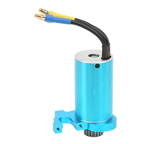SPYMINNPOO 2845 4300 KV Bürstenloser Motor Set, RC -Automotor mit Zahnrad und Motorsitz für Wltoys 124016 124017 von SPYMINNPOO