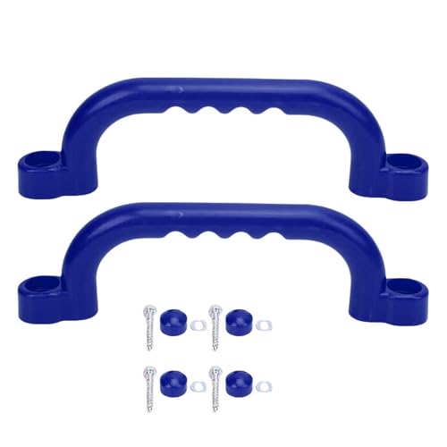 SPYMINNPOO 2pcs Kinderspielzeuggriffe, Wiederverwendbare Plastik -Grabstangen für Spielplatzklettern Im Freien Im Freien, Schwung -Set -Accessoires (Blue) von SPYMINNPOO