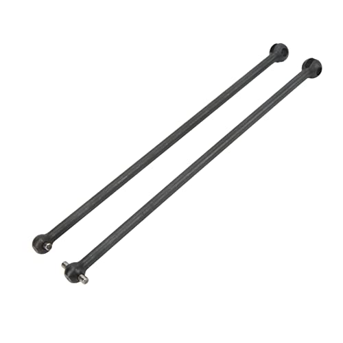 SPYMINNPOO 2pcs Stahl RC CVD -Antriebswelle Set, Hochleistungsantriebsstrang für ARRMA 1/5 Ausgestoßener 8s Kraton 8s, Kompatibel mit 1/5 -Skala -RC -Autos und LKWs (Black) von SPYMINNPOO