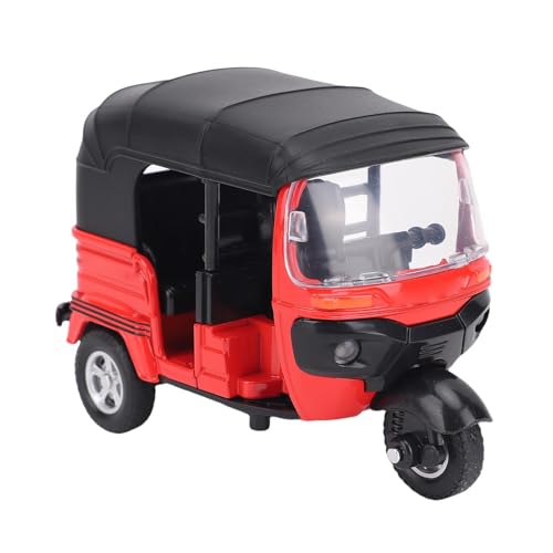 SPYMINNPOO 3 Rad Motorradmodell Spielzeug, 1:14 Leichtmetallspielzeug mit Geräuschen und Lichtern für, Sammler oder Dekorative Ausstellung (Rot) von SPYMINNPOO