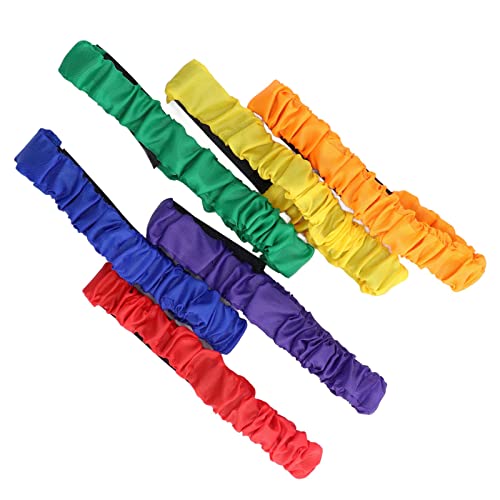 SPYMINNPOO 3 -legierte Rennbänder Langlebige Elastische Trainingsbänder für , 6 Pack -Leggings Requisiten für Familienspaßige Outdoor Veranstaltungen, Nylonmaterial von SPYMINNPOO