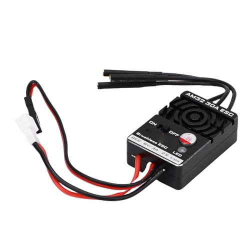 SPYMINNPOO 30a Bürstenloser ESC, Glatte Einstellbare Leistung, Elektrischer Geschwindigkeitsregler für SCX24 1 24 RC Crawler Car SPYMINNPOO 30a Bürstenloser ESC, Glatte Einstellbare Leistung, Elektrischer Geschwindigkeitsregler für SCX24 1 24 RC Crawler Car von SPYMINNPOO