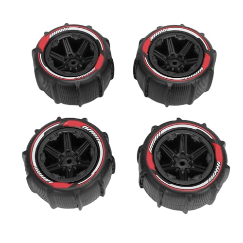 SPYMINNPOO 4PCS 1/14 1/16 RC -Reifen, 12 Mm Sechskantradpaddelreifen Starke Traktion für 144001 144010 144011 144016 von SPYMINNPOO