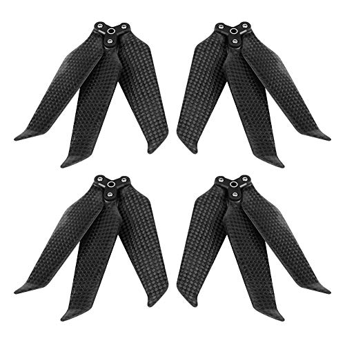 SPYMINNPOO 4PCS 3 Blade Propeller, Kohlefaser -Schnellfreisetzung 8743 Rauschreduktionspropeller, Verbesserte Stabilität und Leise Fliege von SPYMINNPOO