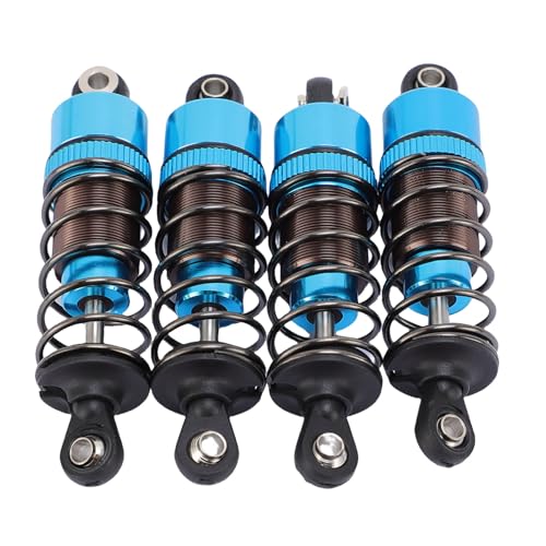 SPYMINNPOO 4pcs 62mm Öldruckschock Kits, Aluminiumlegierung RC -Auto -Federung -Upgrade -Kit für 1 10 -Skala -Off -Straßenfahrzeuge (Blue) von SPYMINNPOO