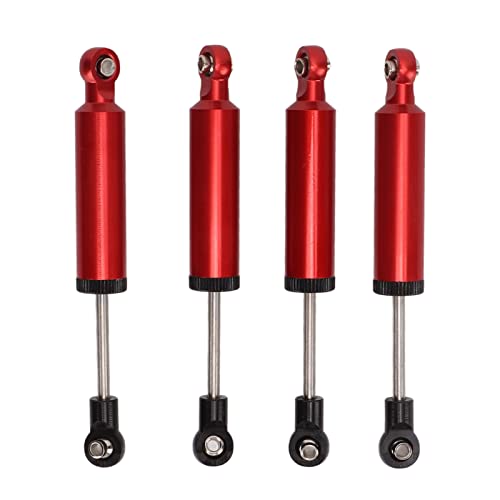 SPYMINNPOO 4pcs RC -Stoßdämpfer, 100 -mm -Dämpfer mit Interner Feder für SCX10 1/10 RC Crawler Car (Rot) von SPYMINNPOO