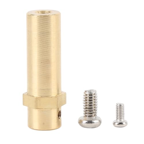 SPYMINNPOO 5 Mm Messingwellenkupplung, Hohe Stärke Rugged Construction Motor Koppler, Nahtlose Integration in Universalräder von SPYMINNPOO
