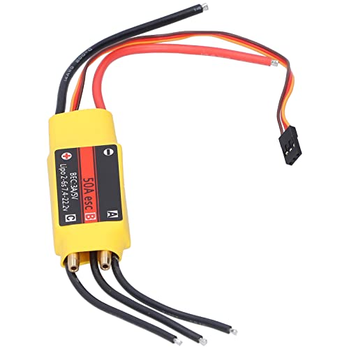 SPYMINNPOO 50A 2 -Wege Bürstenloser ESC -Speed -Controller, Hocheffizienter Elektronischer Geschwindigkeits -Controller -Zubehör für RC -Bootsmodell SPYMINNPOO 50A 2 -Wege Bürstenloser ESC -Speed -Controller, Hocheffizienter Elektronischer Geschwindigkeits -Controller -Zubehör für RC -Bootsmodell von SPYMINNPOO