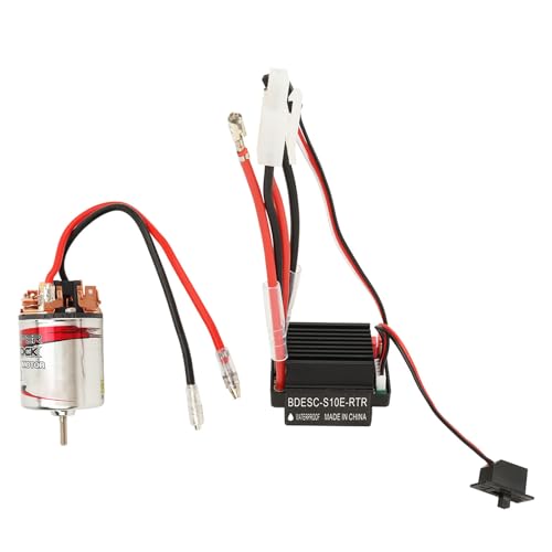 SPYMINNPOO 540 Gebürsteten Motor, 320A ESC, Genauer Motor -ESC -Set für RC -Auto 7,4 V, Zwei -Wege -Lager (29T) von SPYMINNPOO