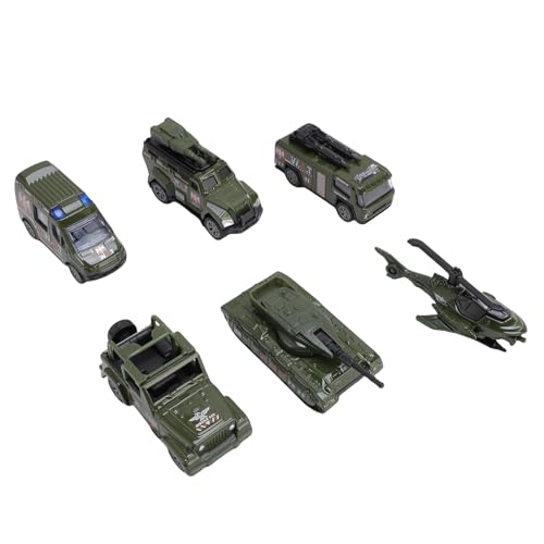 SPYMINNPOO 6 PCs Alloy Toy Cars Set, Metallautos Spielen Fahrzeuge für mit Pull -Back -Action, Faszinierende Abenteuer, Ideal für Rollenspielszenarien (Stil b) von SPYMINNPOO