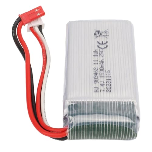 SPYMINNPOO 7,4 V 1500MAH RC CAR Lithium Batterie, JST -Stecker 903462 Fernbedienungsboot -Batterie, für V913 L969 K959 Cars, Vielseitige Kompatibilität, Mühelose Tragbarkeit SPYMINNPOO 7,4 V 1500MAH RC CAR Lithium Batterie, JST -Stecker 903462 Fernbedienungsboot -Batterie, für V913 L969 K959 Cars, Vielseitige Kompatibilität, Mühelose Tragbarkeit von SPYMINNPOO