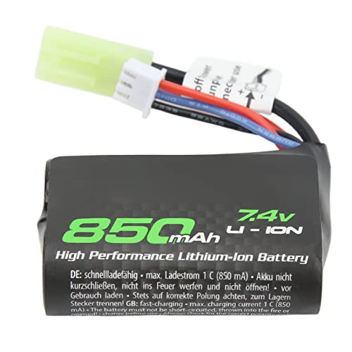 SPYMINNPOO 850 MAh Lipo -Batterie, 7,4 -V -Lithium -Ionen -Batterie 1/16 mit Stabilem Hochleistungs -EL -Stecker -RC -Autozubehör für Offroad -Fahrzeug SPYMINNPOO 850 MAh Lipo -Batterie, 7,4 -V -Lithium -Ionen -Batterie 1/16 mit Stabilem Hochleistungs -EL -Stecker -RC -Autozubehör für Offroad -Fahrzeug von SPYMINNPOO
