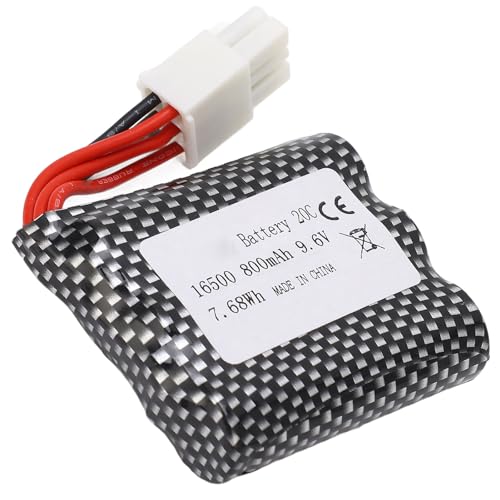 SPYMINNPOO 9,6 V 800mAh RC -Auto -Batterie, Tragbare Wiederaufladbare Li -Polymers -Akku für S911 S912 9115 9116 Fernbedienungsauto SPYMINNPOO 9,6 V 800mAh RC -Auto -Batterie, Tragbare Wiederaufladbare Li -Polymers -Akku für S911 S912 9115 9116 Fernbedienungsauto von SPYMINNPOO