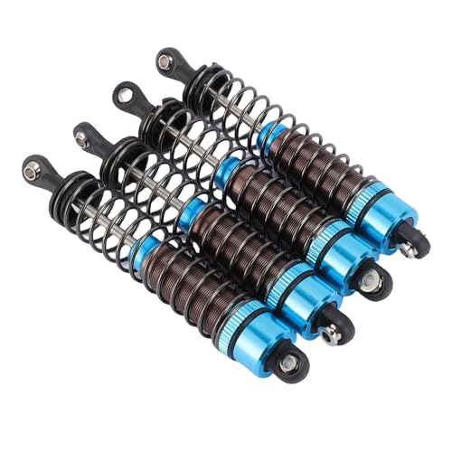 SPYMINNPOO 95 Mm ölgefüllte RC-Stoßdämpfer, 4-teiliges Set für RC-Autos Im Maßstab 1/10, Hochleistungs-Fahrwerks-Upgrade (Blue) von SPYMINNPOO