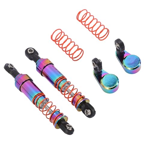 SPYMINNPOO 95 -mm -RC -Stoßkitspaar, Aluminium -Legierungsöl -gedämpftes Off -Straßenauto -Dämpfer, Versatzkappen & Quellen von SPYMINNPOO