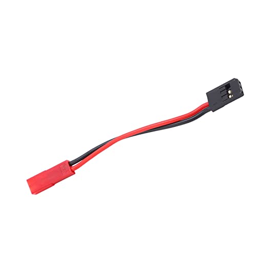 SPYMINNPOO 96 Mm JST-Buchse auf JR FuTABA-Stecker, JST-Stecker auf JR-Anschluss Fernbedienungs-Fahrzeug-Servoadapter von SPYMINNPOO