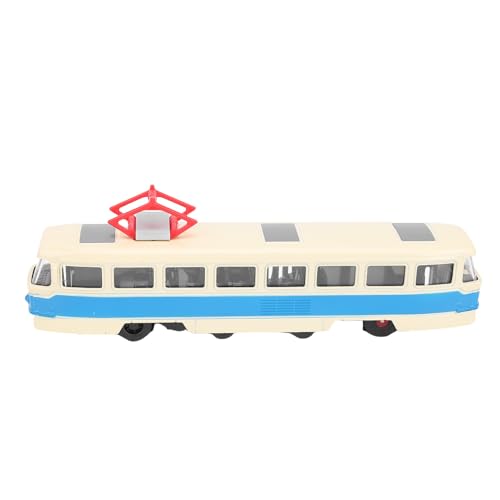 SPYMINNPOO Alloy -Zug -Modellspielzeug-, Licht- und Musik -Simulations -Zug mit Offener Tür, Interaktives Modell für Kinder (Blue) von SPYMINNPOO