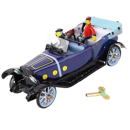SPYMINNPOO Aufziehbares Autospielzeug, Handgemachtes Retro-Automodell für die Dekoration, Spielspielzeugsammler von SPYMINNPOO