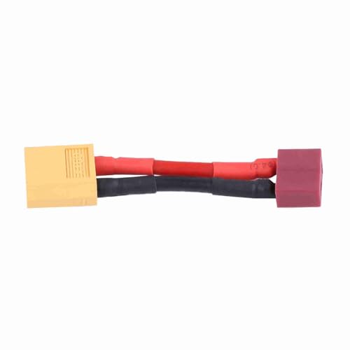SPYMINNPOO Deans Style T-Stecker Weiblich Zum XT60 Männlichen Adapterkabel für RC-Batterie-ESC-Ladegerät, Silikonmantel für Elektroisolierung, 14 AWG-Hochleistungsdraht für die Meisten SPYMINNPOO Deans Style T-Stecker Weiblich Zum XT60 Männlichen Adapterkabel für RC-Batterie-ESC-Ladegerät, Silikonmantel für Elektroisolierung, 14 AWG-Hochleistungsdraht für die Meisten von SPYMINNPOO