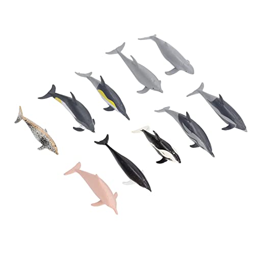SPYMINNPOO Delphin-Spielzeugfigur, 10-Teiliges Delphin-Modell-Spielzeug, Kinderspielsimulation, Mini-Ozean-Tiere, Figuren, Statische Verzierung, Geburtstagsgeschenk F¨¹R, Kleinkinder SPYMINNPOO Delphin-Spielzeugfigur, 10-Teiliges Delphin-Modell-Spielzeug, Kinderspielsimulation, Mini-Ozean-Tiere, Figuren, Statische Verzierung, Geburtstagsgeschenk F¨¹R, Kleinkinder von SPYMINNPOO